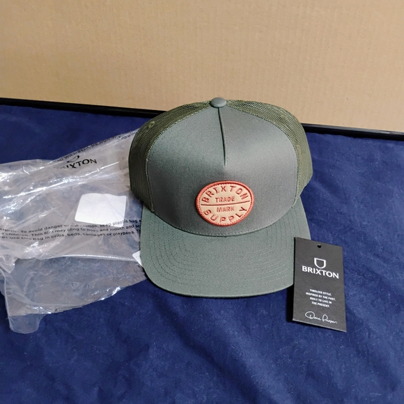 BRIXTON SNAP BACK TRUCKER CAP - Picture 1 of 5